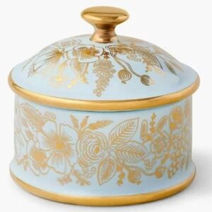 Colette Round Porcelain Box, Retail Price $34.00 USD, Size 3.2"W x 3"L